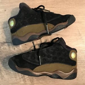Nike AIR JORDAN 13 Retro OLIVE BLACK Sneaker SHOES